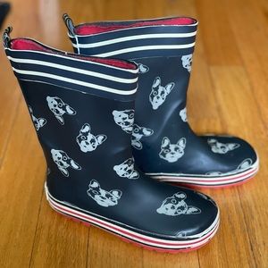 Catimini Paris rubber rain boots size eu 27/28 US little kid 10.5-11